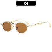 New Oval Frame Light Luxury Sunglasses for Women - High-End Styling UV Protection Sunglasses for Cross-Border European & American Fashion - Image 2