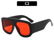 Large Frame Korean Style Square Versatile Fashion Trend Sunglasses - Stylish Street Photography New UV Protection Sunglasses for Women - Image 2