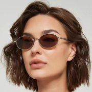 New Oval Frame Light Luxury Sunglasses for Women - High-End Styling UV Protection Sunglasses for Cross-Border European & American Fashion